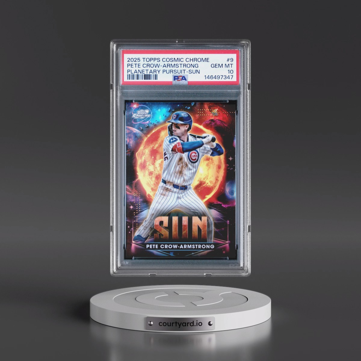 【希少】 BABYL ポートレート ポスターJohn McMurtrie 2025 Pete Crow-Armstrong - Baseball Topps Cosmic Chrome Planetary